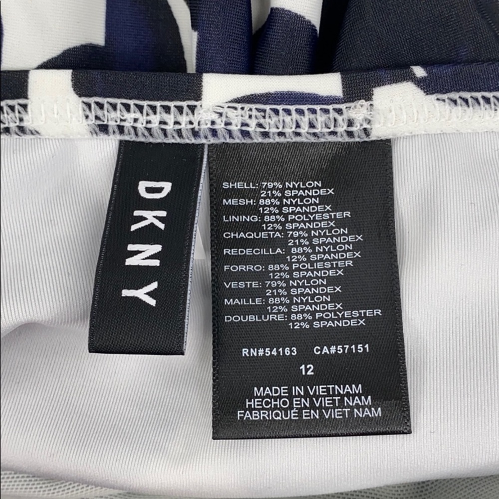 Dkny Mesh Polka Dotted One Piece Swimsuit - Picture 14 of 14